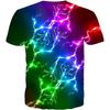 Popular Sale Stylish Outdoor Comfort Polyester Men's Short Sleeve T-Shirt with Interstellar Sci-Fi Pattern Digital Print