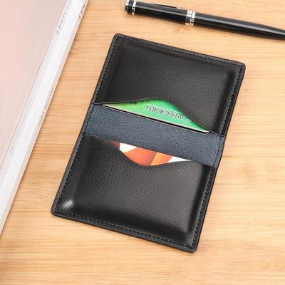 Men's Genuine Leather Card Holder for Business Cards and Bank Cards - Model 3003.