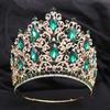 DIEZI New Arrival Princess Big Crystal Crown For Women Wedding Bridal Bride Luxury Elegant Queen Tiara Crown Hair Accessories