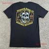 Zero FoxtroT T Shirt Mens Medium Black Marines Rifleman Semper Fidelis Casual Vintage Washed Stretched Unisex