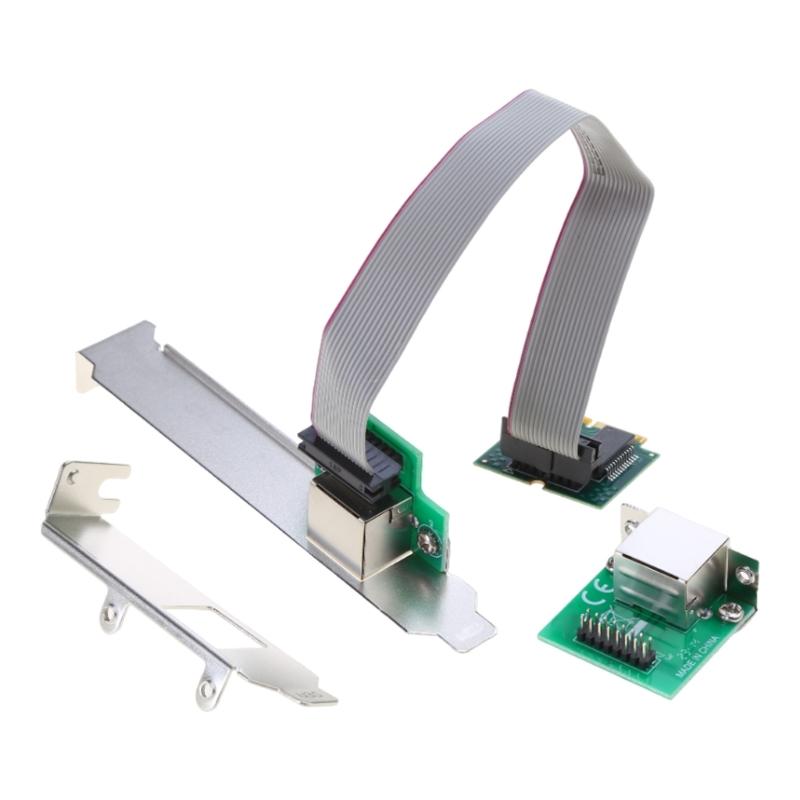 

Швидка карта RJ45 M.2 A+E до одного порту 1000M Плата мережевих адаптерів I210AT Chip Карта адаптерів Rj45
