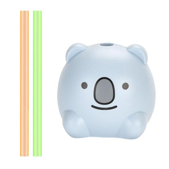 1 Set Cartoon Animal Sound Straw for Kids Cute Straw Topper for Baby Animal Party Favors Reusable Fun