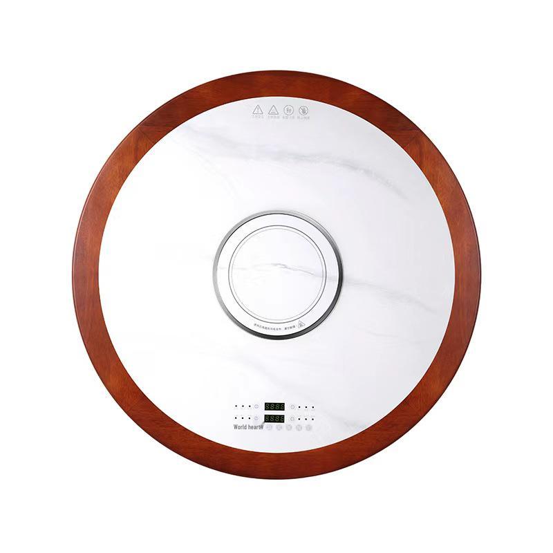 2026 Electric Solid Wood Hot Pot & Dish Warmer Turntable