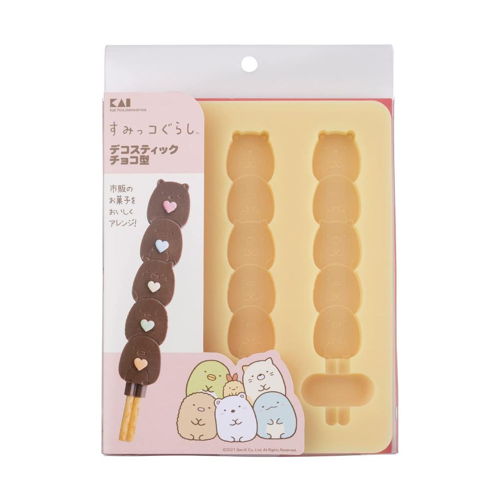 Kai Deco Stick Silicone Chocolate Sumikkogurashi DN0510 Mold,