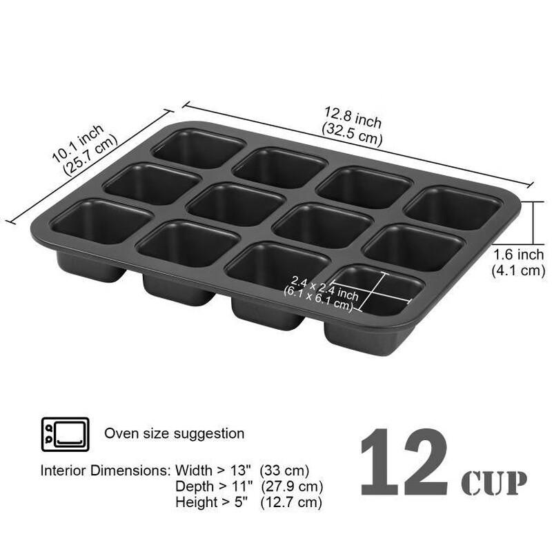 HUIWEN Non-stick Square Baking Mold