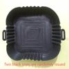 1PC Air Fryer Oven Baking Tray Silicone Tray Fried Chicken Pizza Mat Oilless Silicone Pan Air Fryer  Black random style