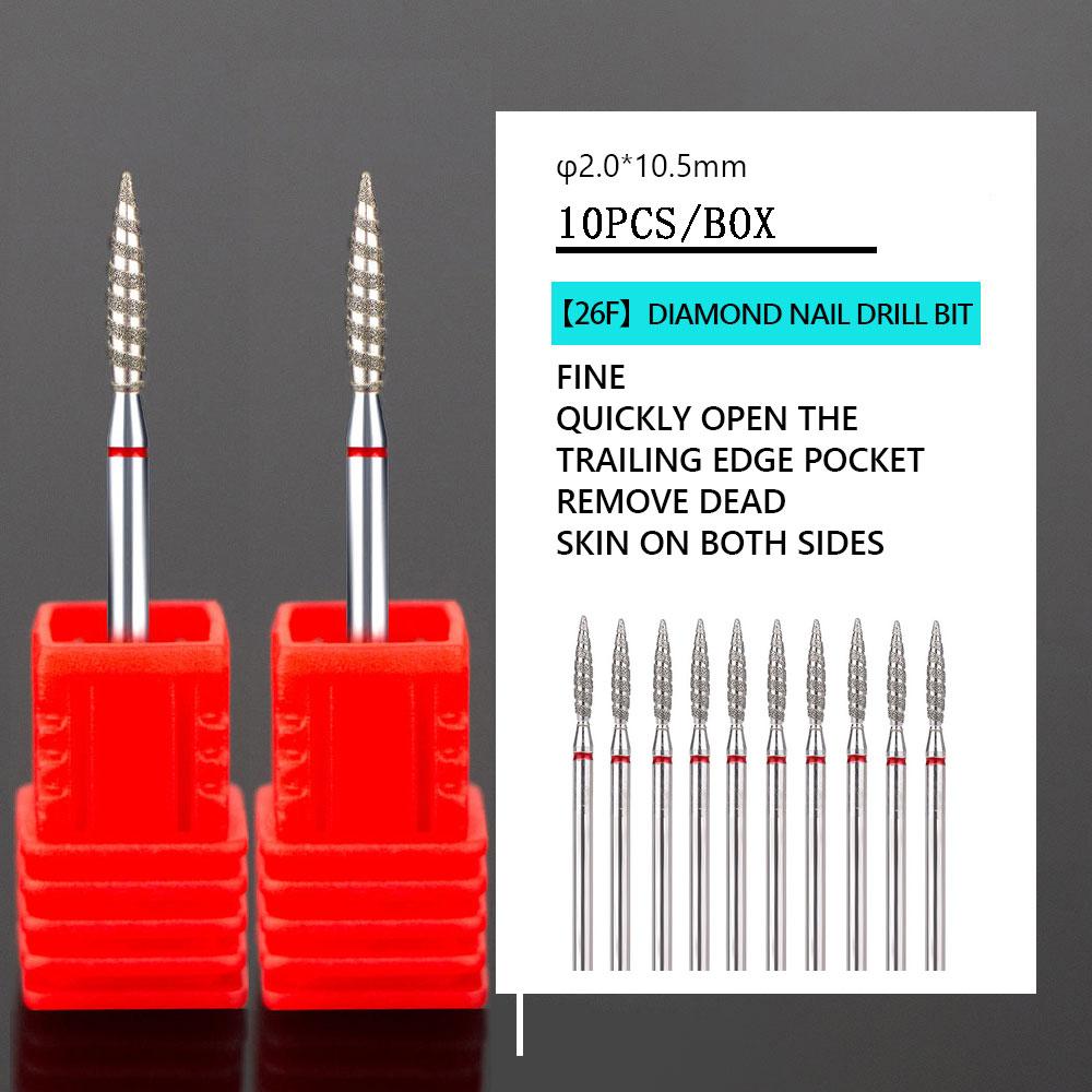 2023 NEW Tungsten Steel Nail Drill Bits Milling Cutter For Remove Nail Gel Diamond Drill Bits For Remove Dead Skin Burrs Bits
