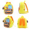 Plush Cartoon Excavator Backpack 2-4 Years Old Kids Small School Bag Kids Engineering Backpack