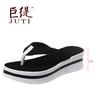 Giant Ti Large Size Women's Shoes 2025 Spot 2021 Summer Foreign Trade Women's Shoes Flip-flops Women's Platform Sandals 43