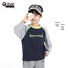 Boys' Cotton Spliced Long Sleeve T-Shirt