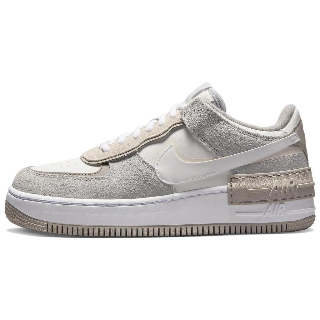 New Nike Air Force 1 Shadow 'Grey Fleece' Women's FB7172-111