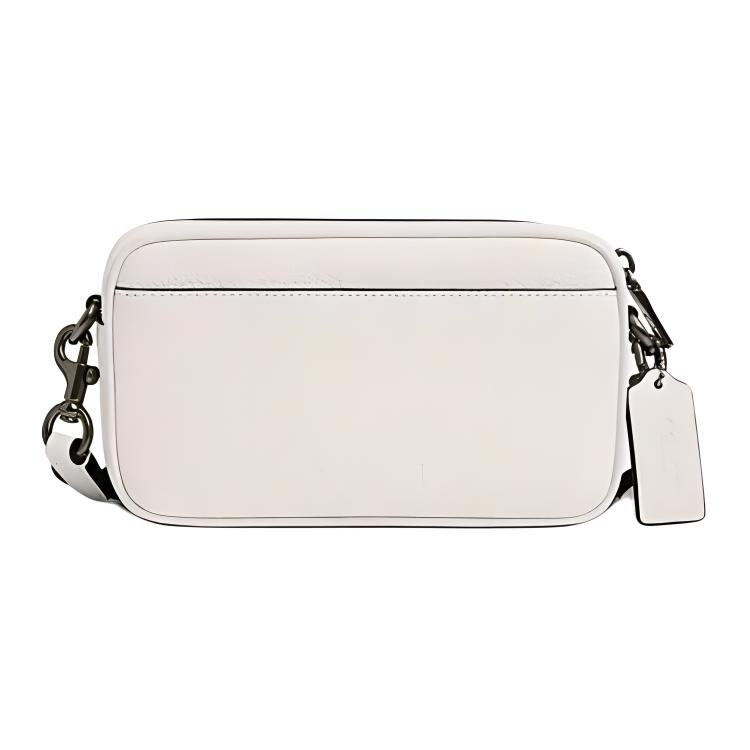 

Coach Jayden 19 Minimalist Fashion Leather Shoulder Crossbody Bag Small Women bags Gray-Bronze White CR179-QBCHK Basic Set (Bag+Dust Bag)