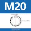 304 Stainless Steel Serrated Lock Washer with Anti-slip Teeth.