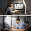 [Lighting for ZOOM, Video Conferencing, and Teleworking] Ring Light, Desktop Stand, Height Adjustable, 3 Color Modes, 10 Brightness Levels, 1500 Lumen
