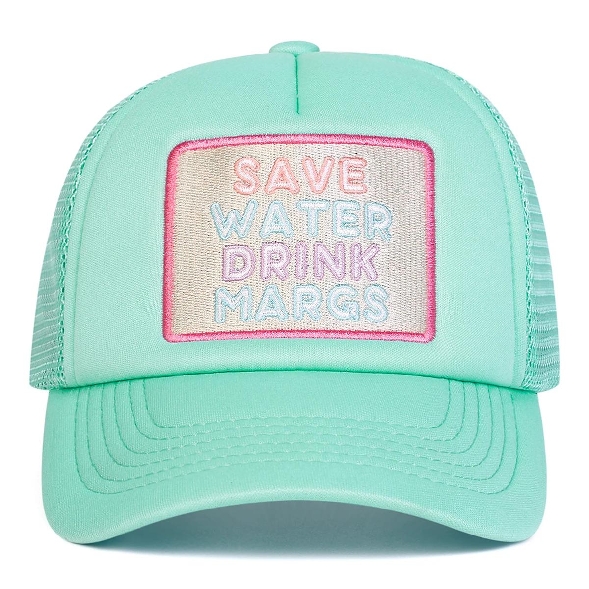 

Unisex Drink Margs Embroidery Baseball Net Caps Spring And Summer Outdoor Adjustable Casual Hats Sunscreen Hat Sports Cap