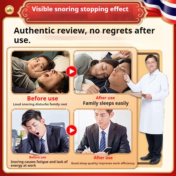 Schnarchprobleme lösen mit Anti-Schnarch-Streifen. Besser atmen, besser schlafen