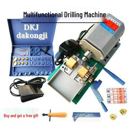 Pearl Punching Machine: Mini Jade Beads DIY Drill for Home & Craft Use