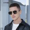 Polarized Double-Beam Metal Sunglasses for Men's Travel & Driving