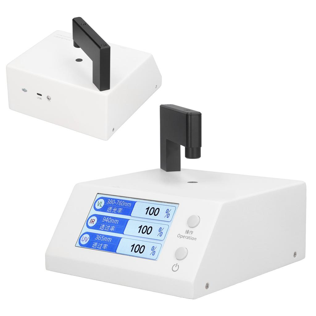 Light Transmittance Tester LCD Display Infrared UV Visible Spectrophotometer Measuring Device