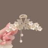 Lily of the Valley Butterfly Tassel Hair Claw - Large High-End Summer Headwear for Women