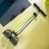 Multifunction Tension Rope Elastic Yoga Pedal Puller Resistance Band with Non-Slip Handle Leg Stretching Tension Rope Home