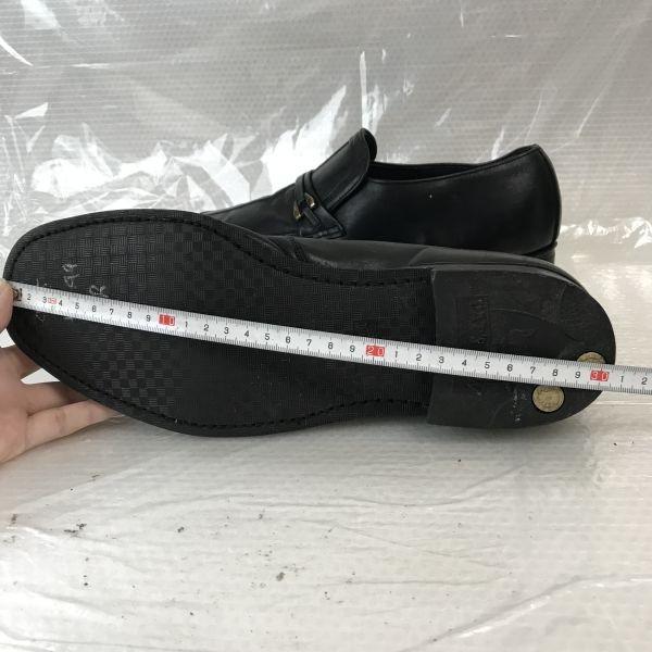 Vintage 80s-90s Cats Paw Steel Toe Loafer Moccasin Safety Dress Shoes Size 9.5D 27.0cm Black(USED)