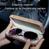 Diamond-Inlaid Car Sunglasses Storage Box: Portable and Stylish Interior Accessory