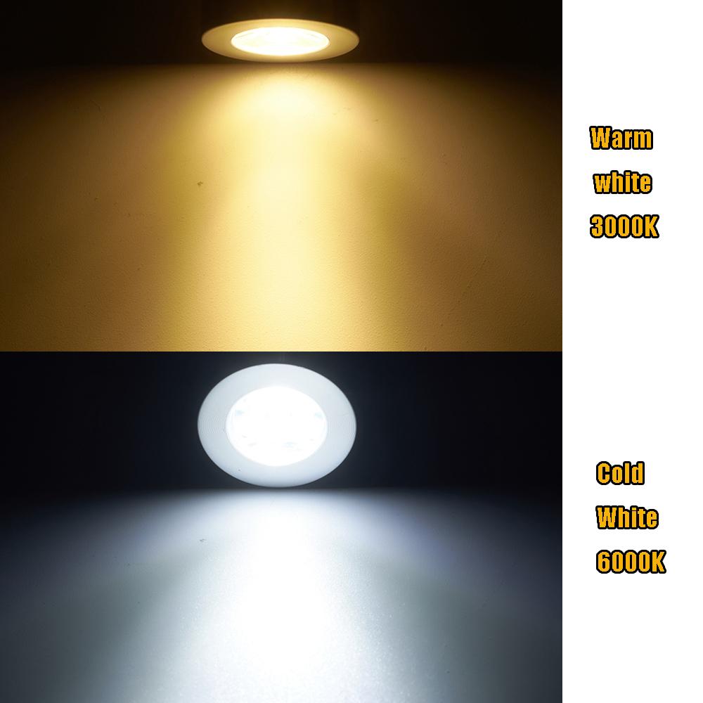 2Pc LED Spot Reading Lights Switch for Car Camper Caravan Van Boat Interior Light 12V