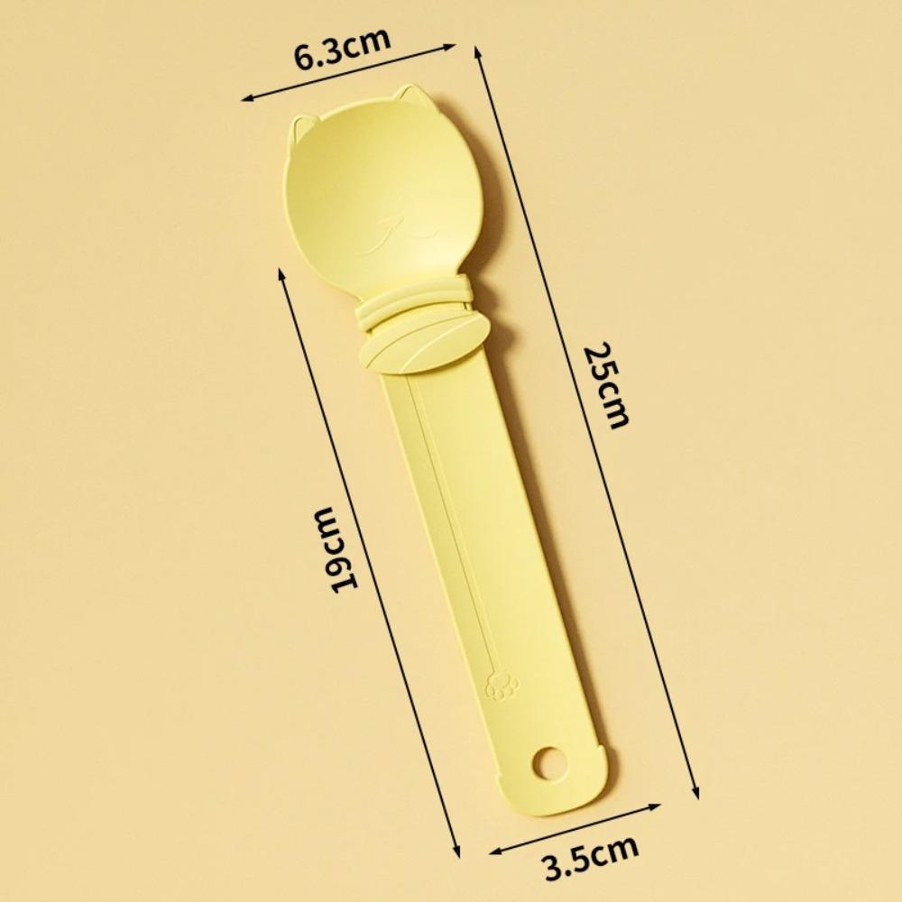 2PCS Cat Strip Squeeze Spoon Feeder, No-Mess Squeeze Feeding Tool Design, Safe Durable Convenient Clean Pet Feeding Supplies