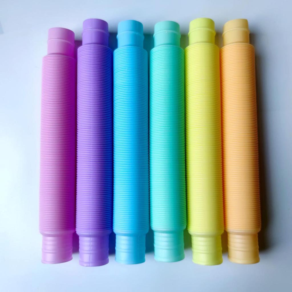 Macaron 29mm Telescopic Tube: Venting Decompression Toy Corrugated POP Tube