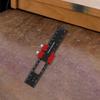 Woodworking Ruler with Slide Stop Portable inch and Metric Professional Square Ruler Marking Ruler Adjustable Sliding Ruler