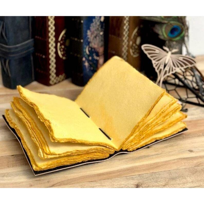 Moon Phase Vintage Leather Journal for Men & Women Leather Sketchbook