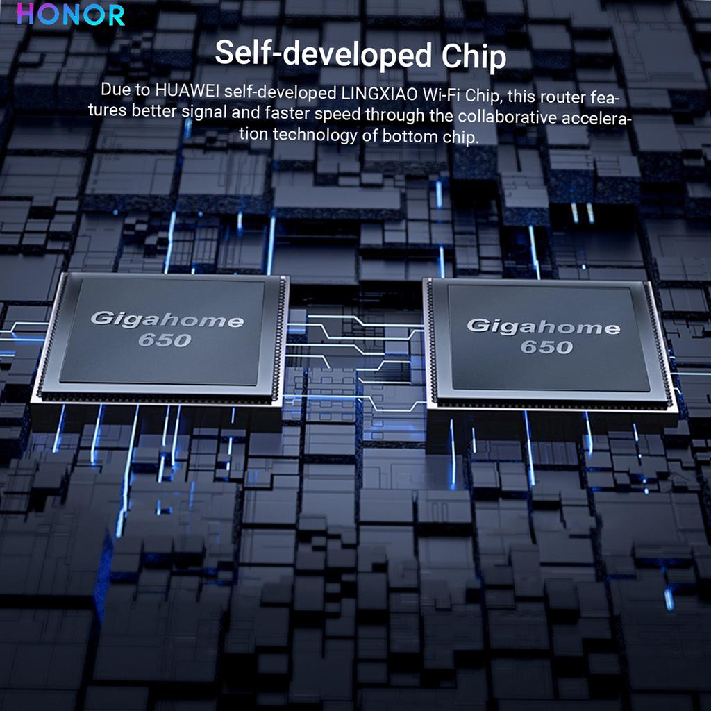 HONOR Router 3 Wi-Fi 6+ Çift Çekirdek 3000M Gigabit Port 2.4G/5G Ev Sinyali Geliştirilmiş Kablosuz WiFi