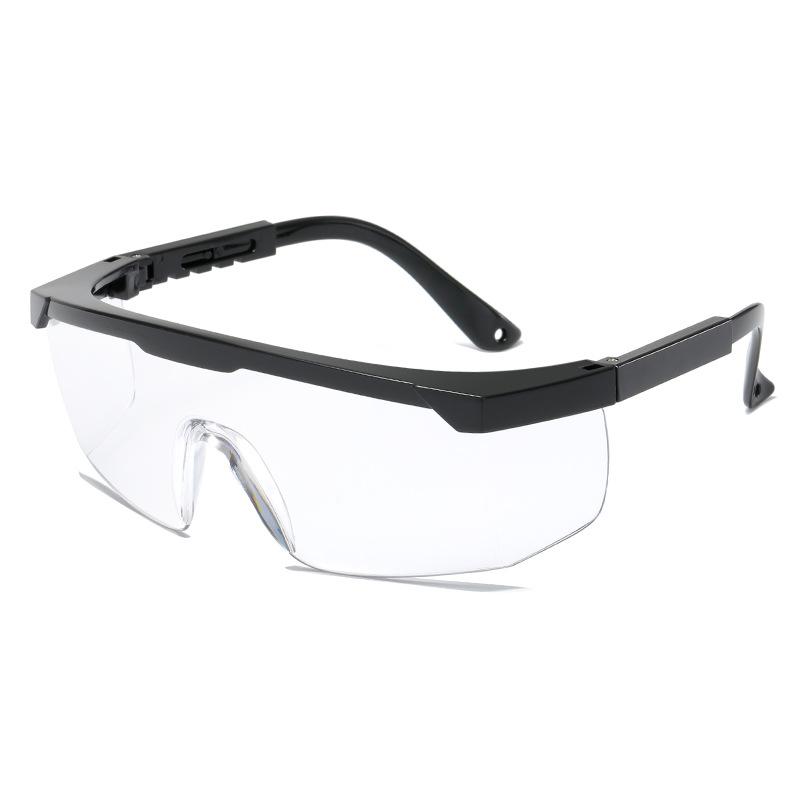 Cycling windproof glasses, anti-dust labor protection, anti-splash, anti-saliva droplets, flat light glasses