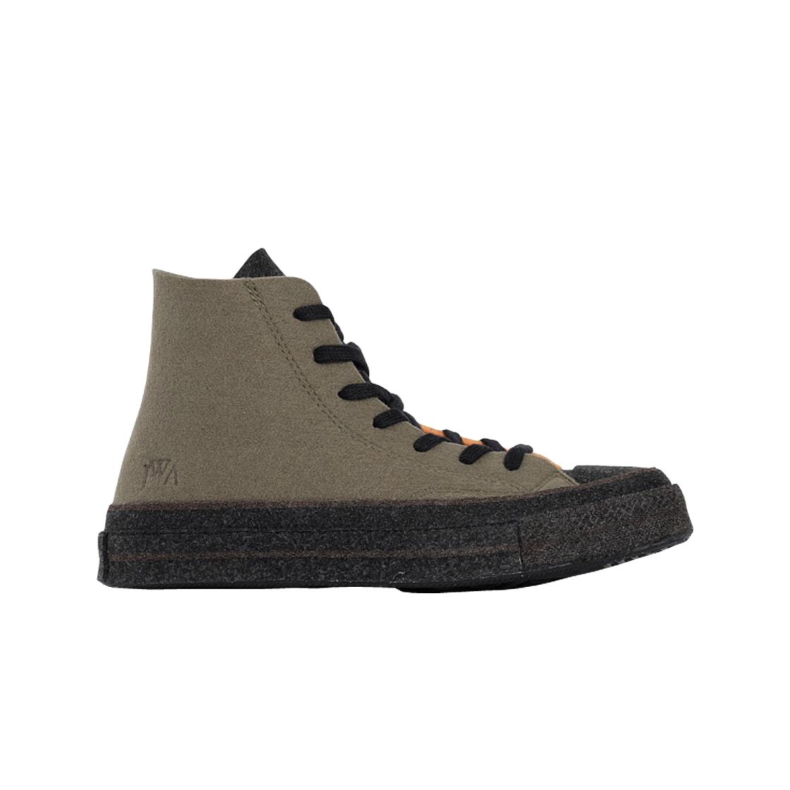 

Converse X Jw Anderson Chuck 70 Hi Felt Stone Grey Flame Orange 290