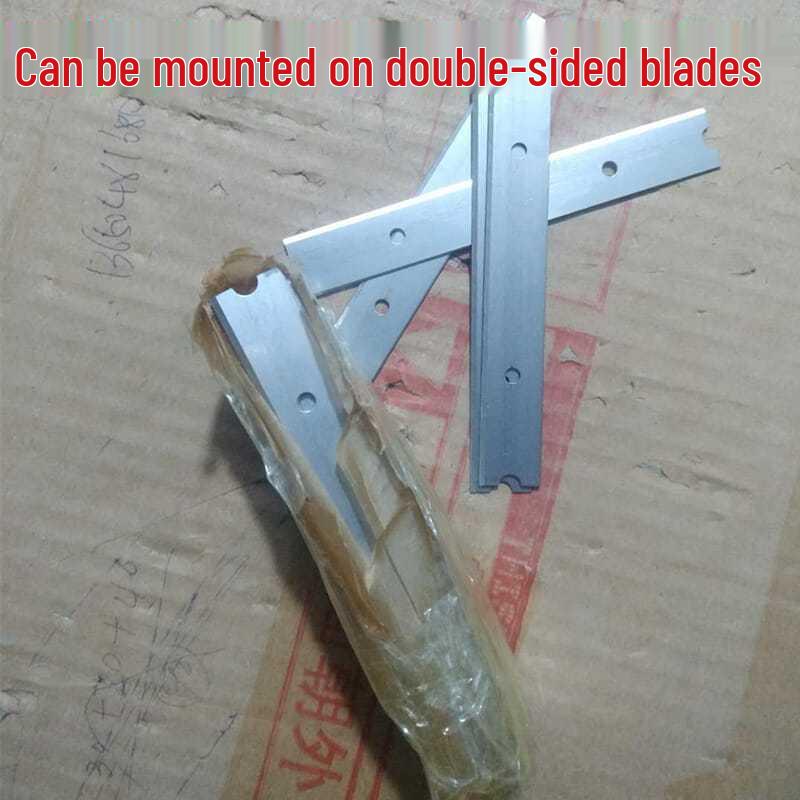 Double-Sided Glass Scraper Blades - 100-Pack Utility Knife Blades for Wiper Cleaners