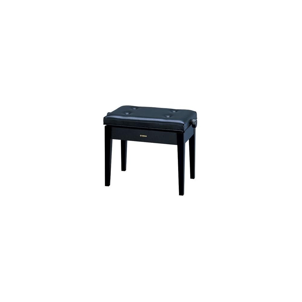 Yamaha Piano Bench No.51 Adjustable Height Solid Wood Design Black