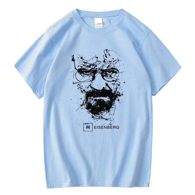 Men Fashion Casual Top Quality 100 Cotton Breaking Bad T Shirts Men Heisenberg Camisetas Hombre Men Cool Tee Shirt Tops