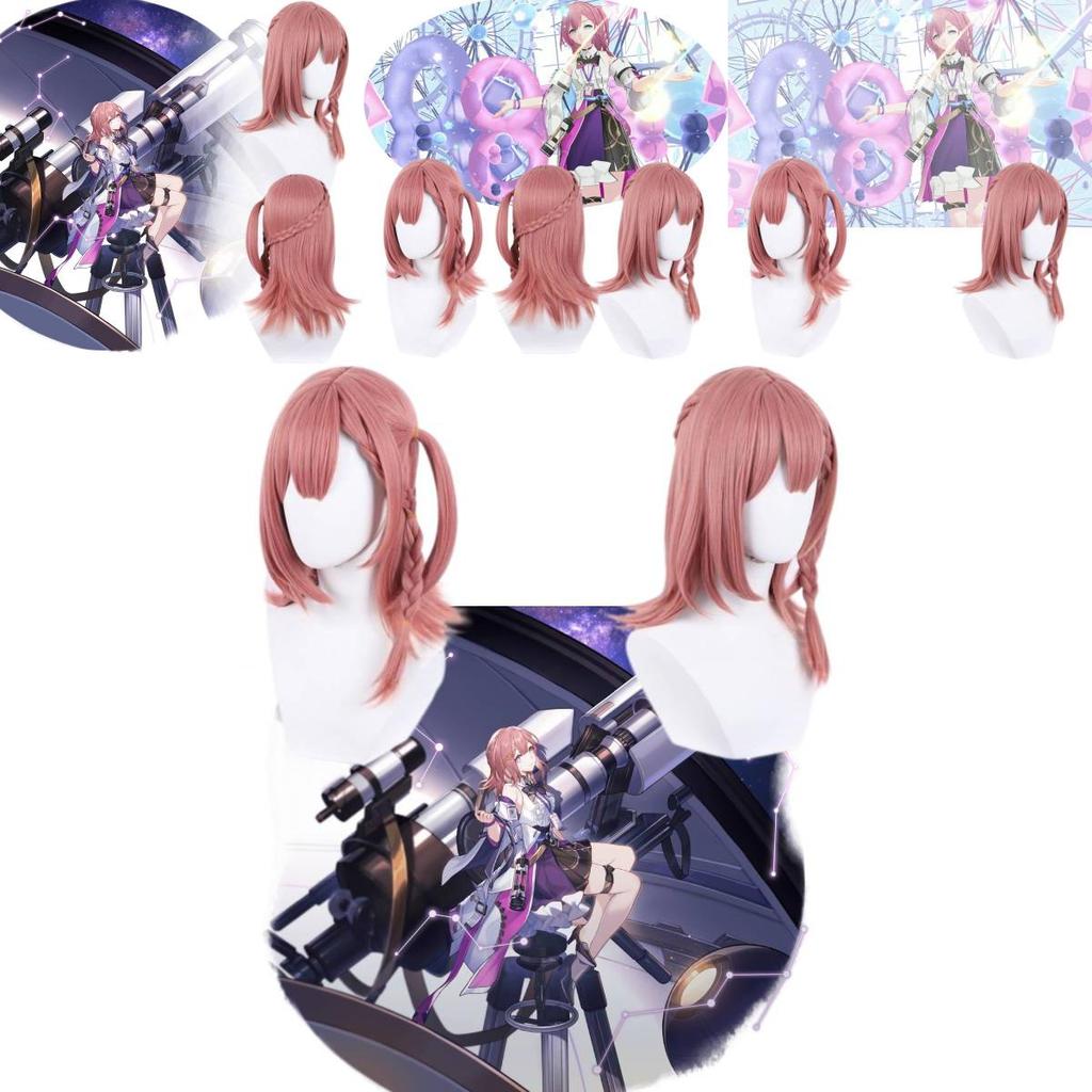 Honkai Star Rail Asta Cosplay Wig In Special Pink Color