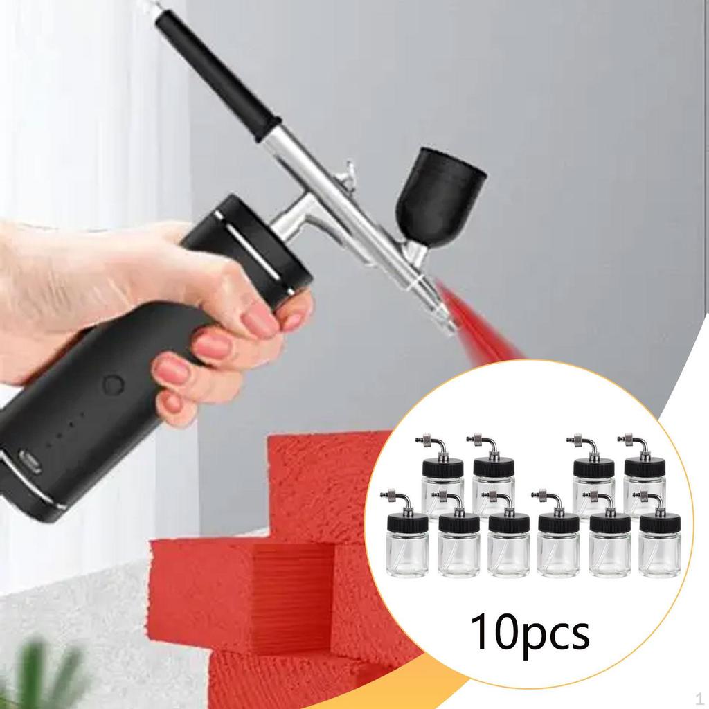 10 Bottles, Painting Tools, Easy to Clean, Use, Accessories, Sturdy, Empty Paint Containers