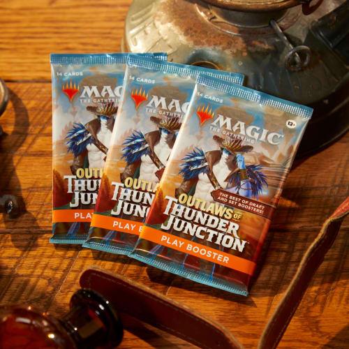 Magic: The Gathering Thunder Junction Outlaws Play Booster English Version 36-Pack MTG Trading Card Wizards of the Coast OTJ D32600003