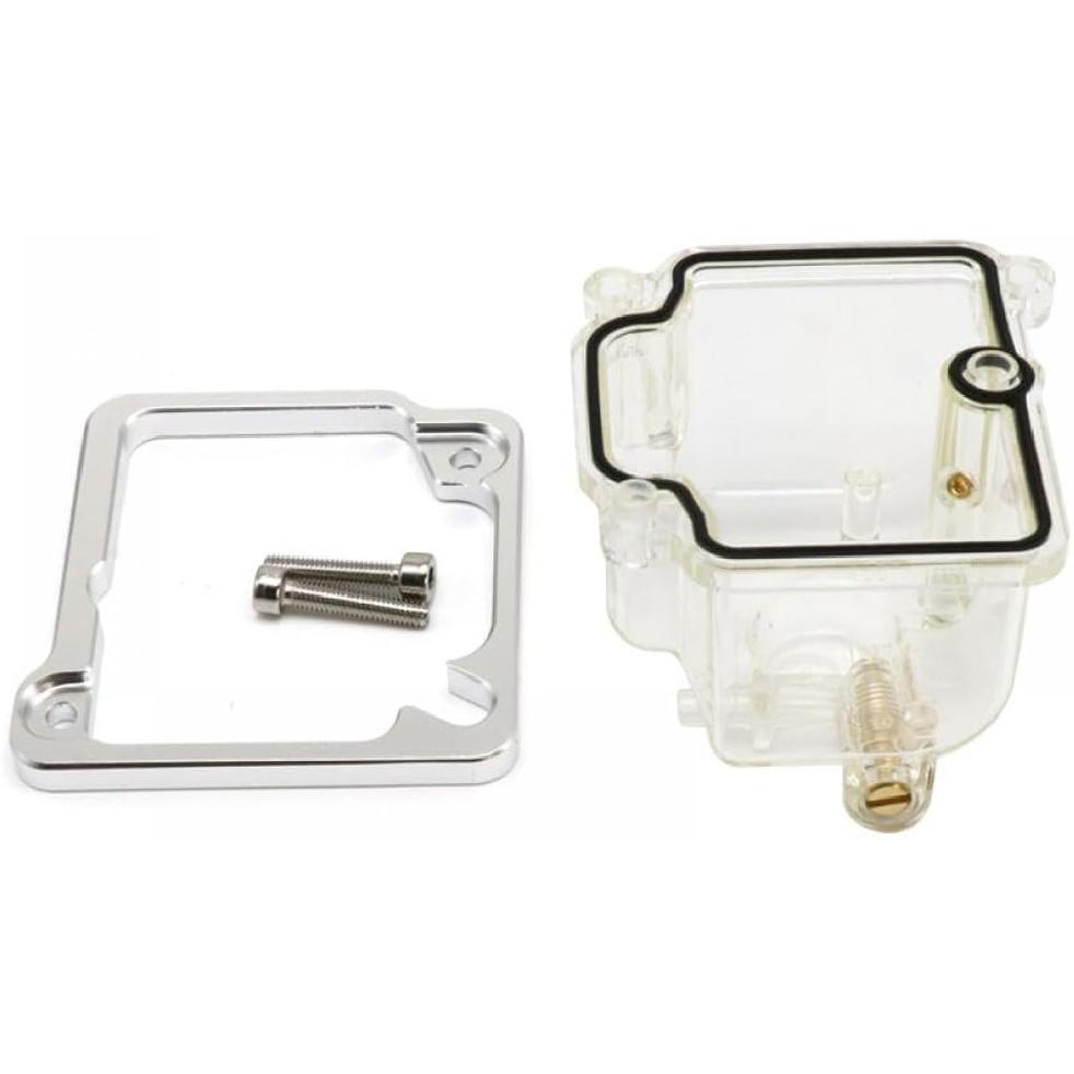 Transparent Oil Cup Compatible with Carburetor Float Bowl Chamber Compatible with PE 24 26 28 30mm Carb(Clear)
