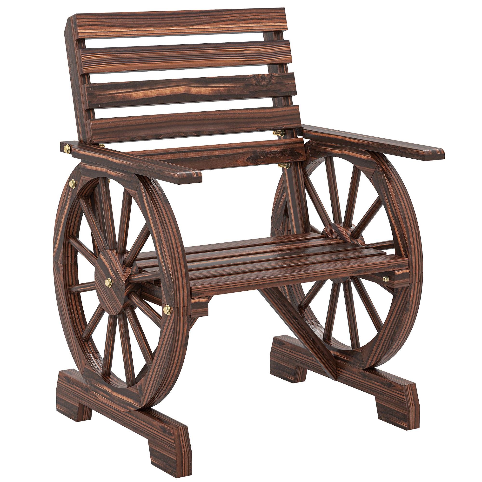 Garden Chair Wood Garden Armchair with