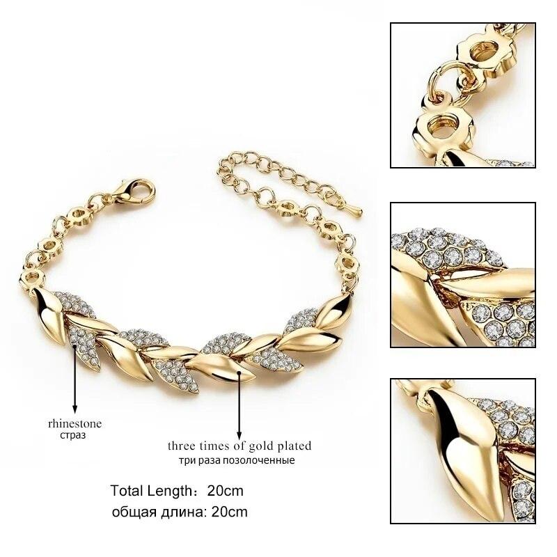 18K Gold Bracelets For Men And Women, Magnetic Bracelets,