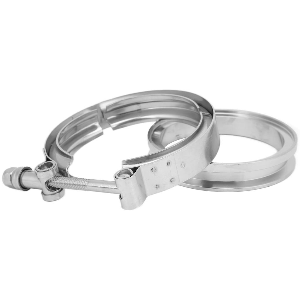 4in Downpipe Clamp Flange V Band Kit Replacement for Turbo S200 S200‑SXE S300 S300‑SXE S200SX S300 S257 S366