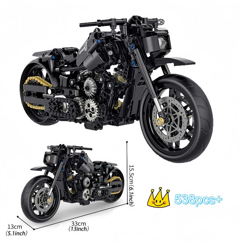 NEW Technical Motorcycle Assemble Model Duke Harleys Motorbike Racing Car Building Blocks Bricks Toys Christmas birthday gifts