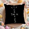 Cool CCactus jack Cushion Cover Linen Organic Fabric DoubleSided Printing Breathable Pillow Case Sofa Home Decor Gift