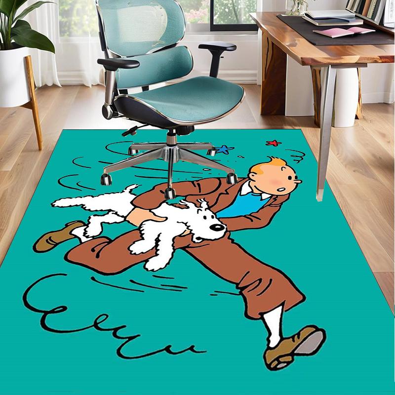 Adventure In The City Office Rug Chair Mat, Game Carpet, Suitable for Front Door, Bedroom, Living Room, Desk, Holiday Gift