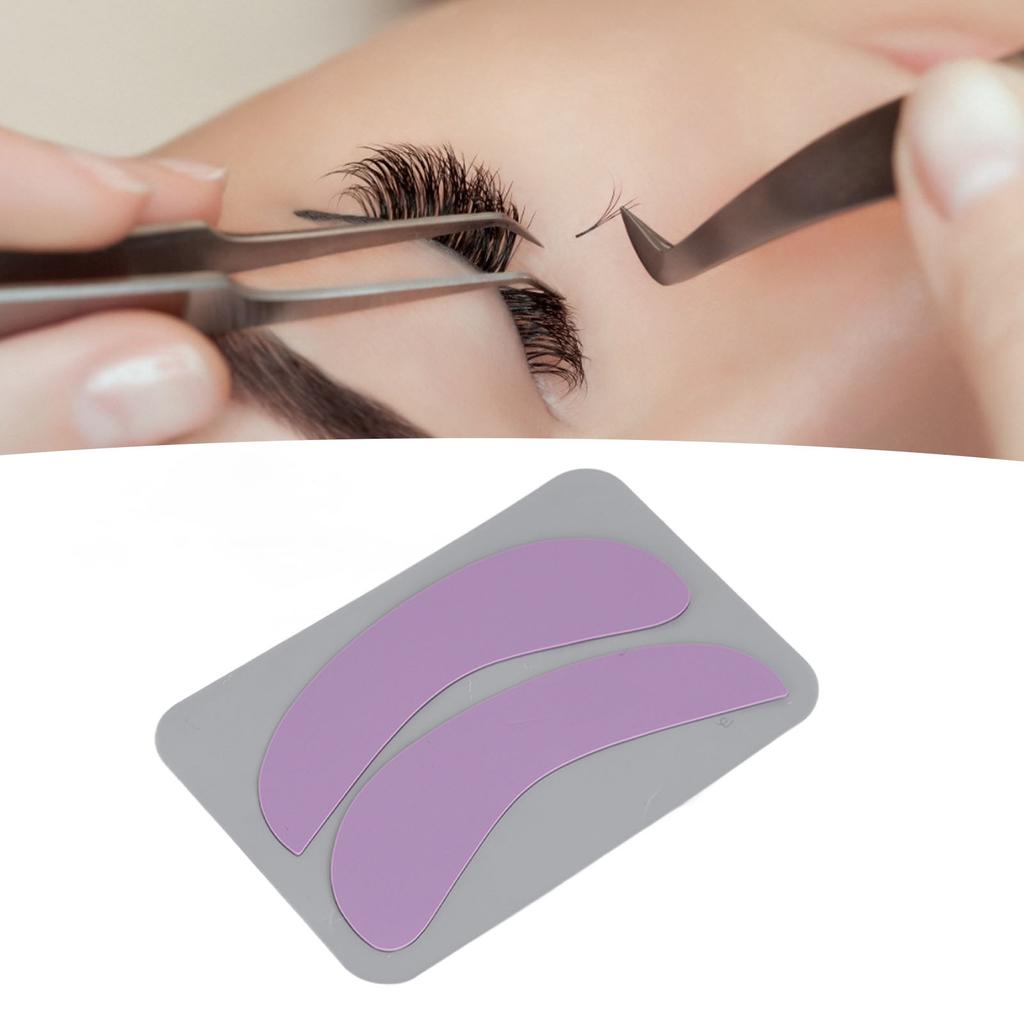 10 Pairs Eyelash Extension Under Eye Pads Half Moon Shaped Reusable Silicone Lash Grafting Eye Pads