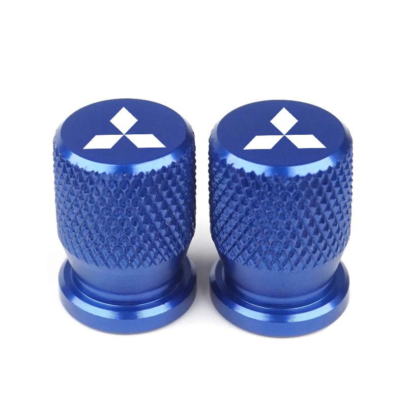 4PCS CNC Aluminum Tyre Valve Air Port Cover Cap Car Accessories For Mitsubishi Asx Lancer Outlander Pajero Ralliart
